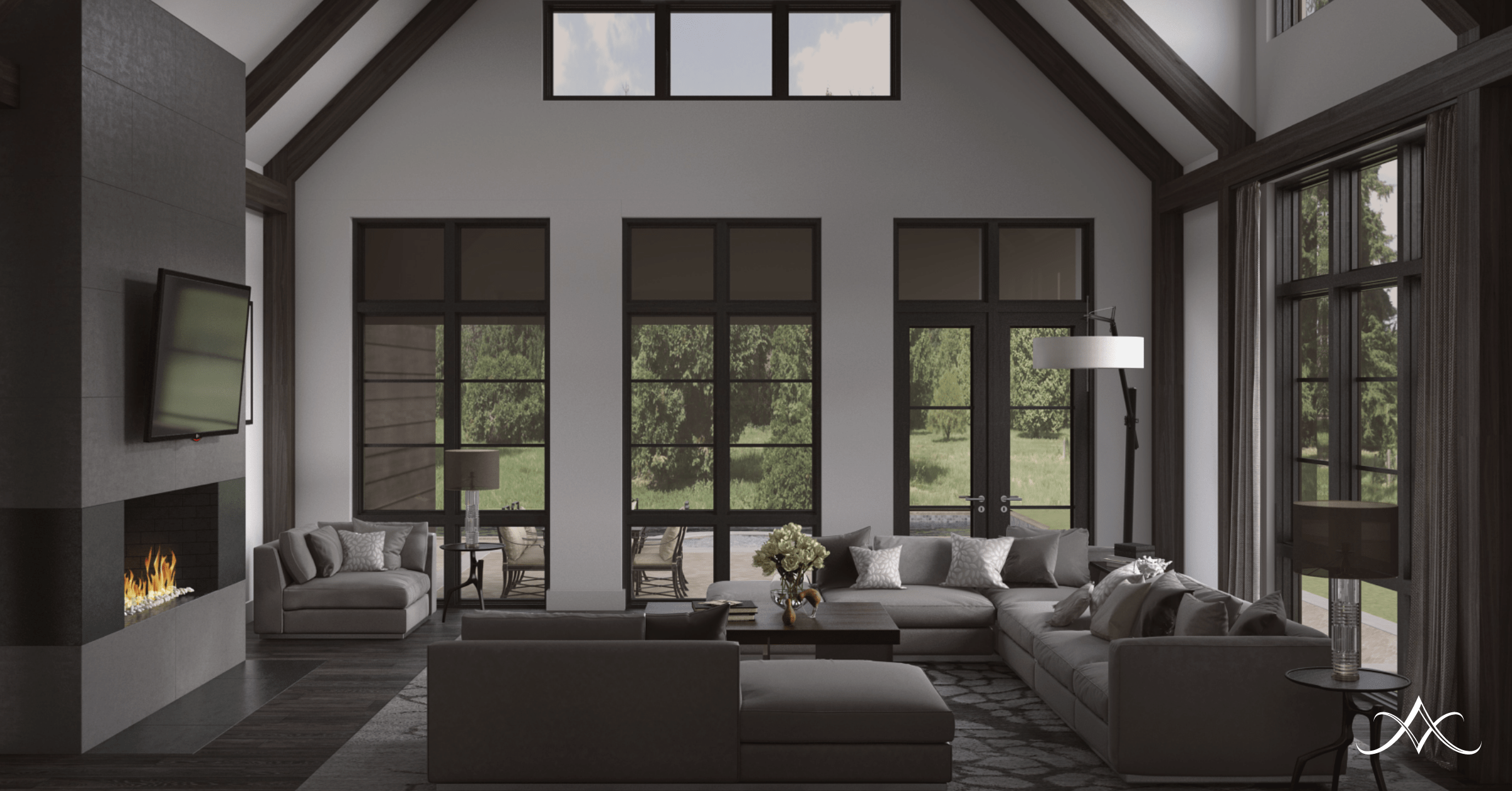 Artisan Builders Logo | New Home | Luxury Home | Luxury Living Room